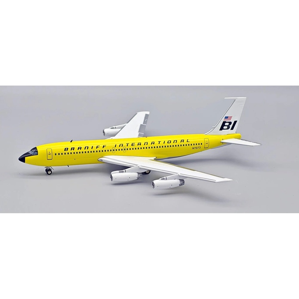 BRANIFF/B707 SUPERJET/N7073/YLW/INFLIGHT/IF702BN0925/ 1:200/NEW/81040926